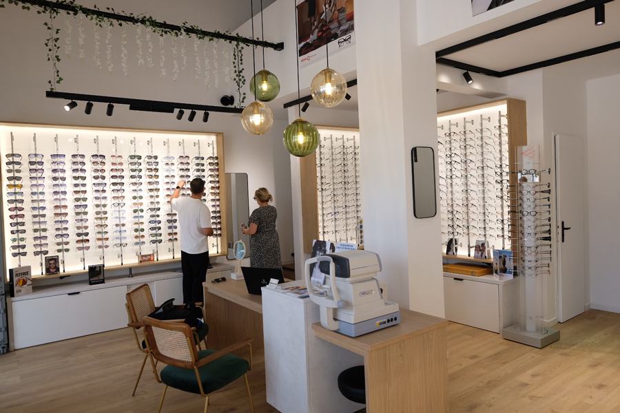 Boutique de Pierrick et Valerie, opticien à la Destrousse